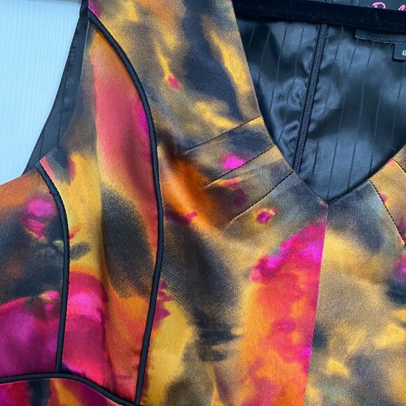 Barbie by David Dixon Silk Cocktail Dress – Size 6 – Made in Canada - Picture 2 of 5